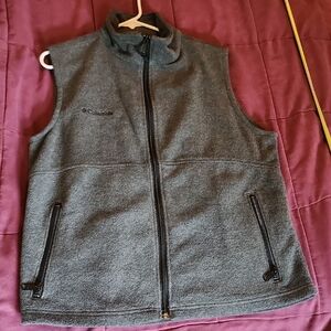 Columbia Gray Fleece Vest